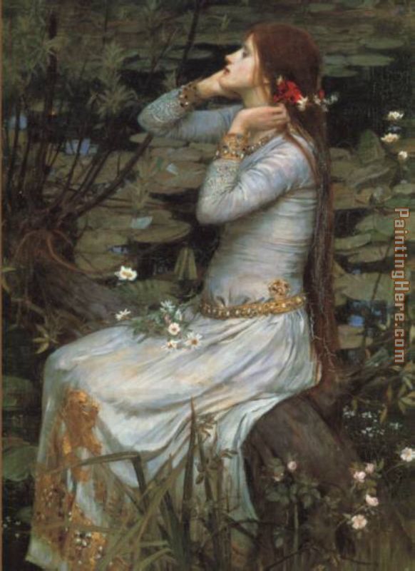 Waterhouse Ophelia painting - John William Waterhouse Waterhouse Ophelia art painting